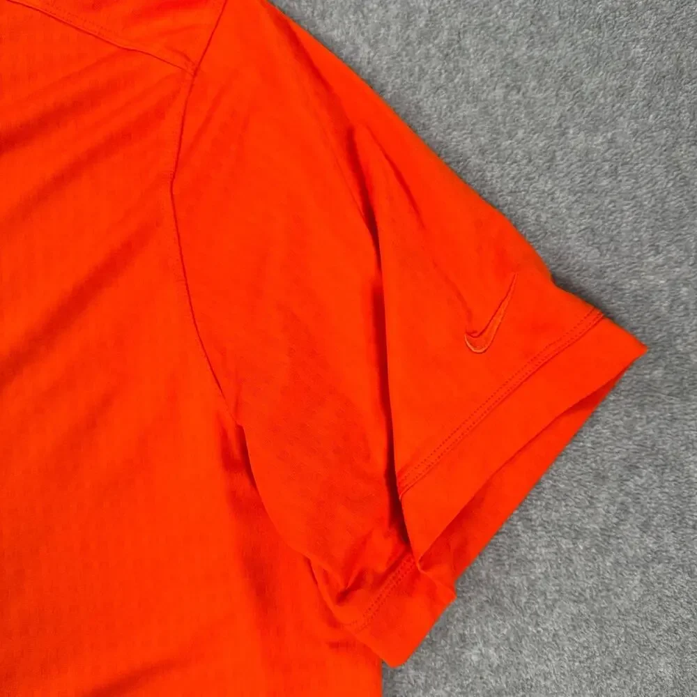Nike Golf Dri Fit Polo Men's 2XL Tour Performance Orange Short Sleeve Collared
